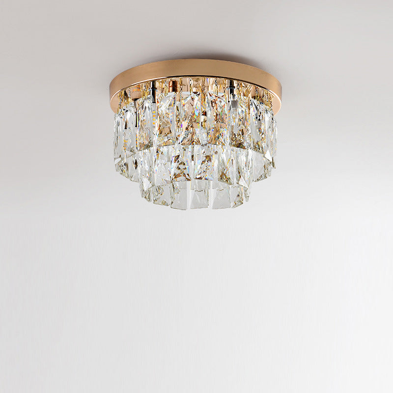Aurestia: Luxury LED Ceiling Light made of Metal & Crystal – for Living Room & Bedroom