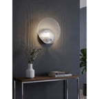 Aurex Round Fluted Acrylic Wall Sconce