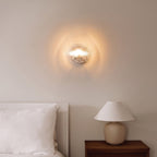 Aurex Round Fluted Acrylic Wall Sconce