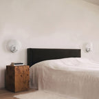 Aurex Round Fluted Acrylic Wall Sconce