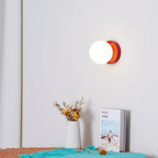 AuriDot: Round Glass Wall Light & Ceiling Light – Minimalist LED Lamp in Scandinavian Design