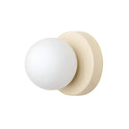 AuriDot: Round Glass Wall Light & Ceiling Light – Minimalist LED Lamp in Scandinavian Design