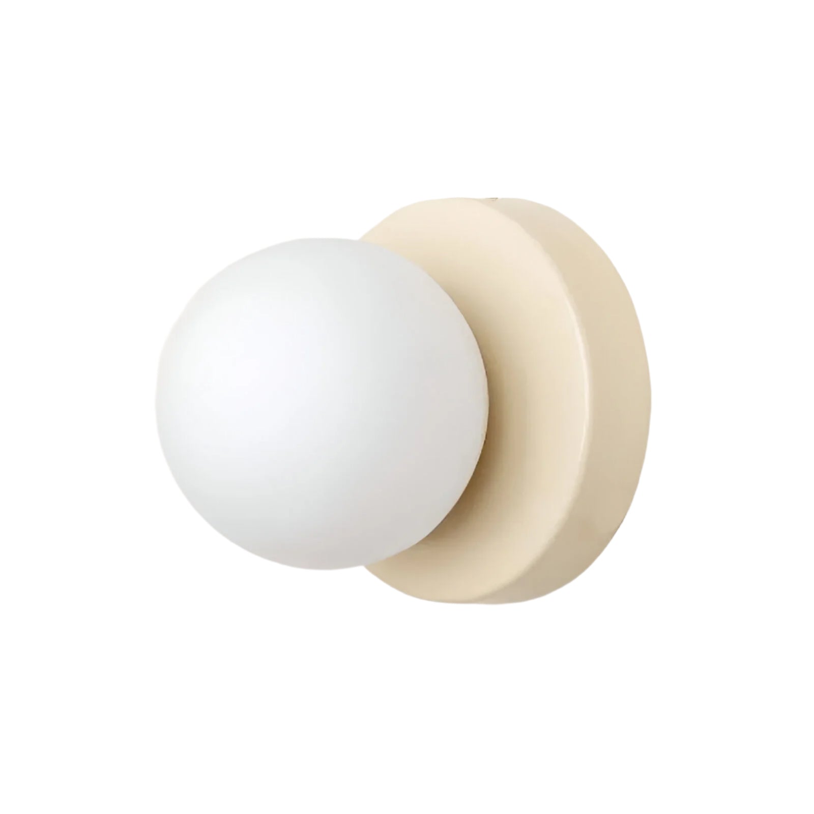 AuriDot: Round Glass Wall Light & Ceiling Light – Minimalist LED Lamp in Scandinavian Design