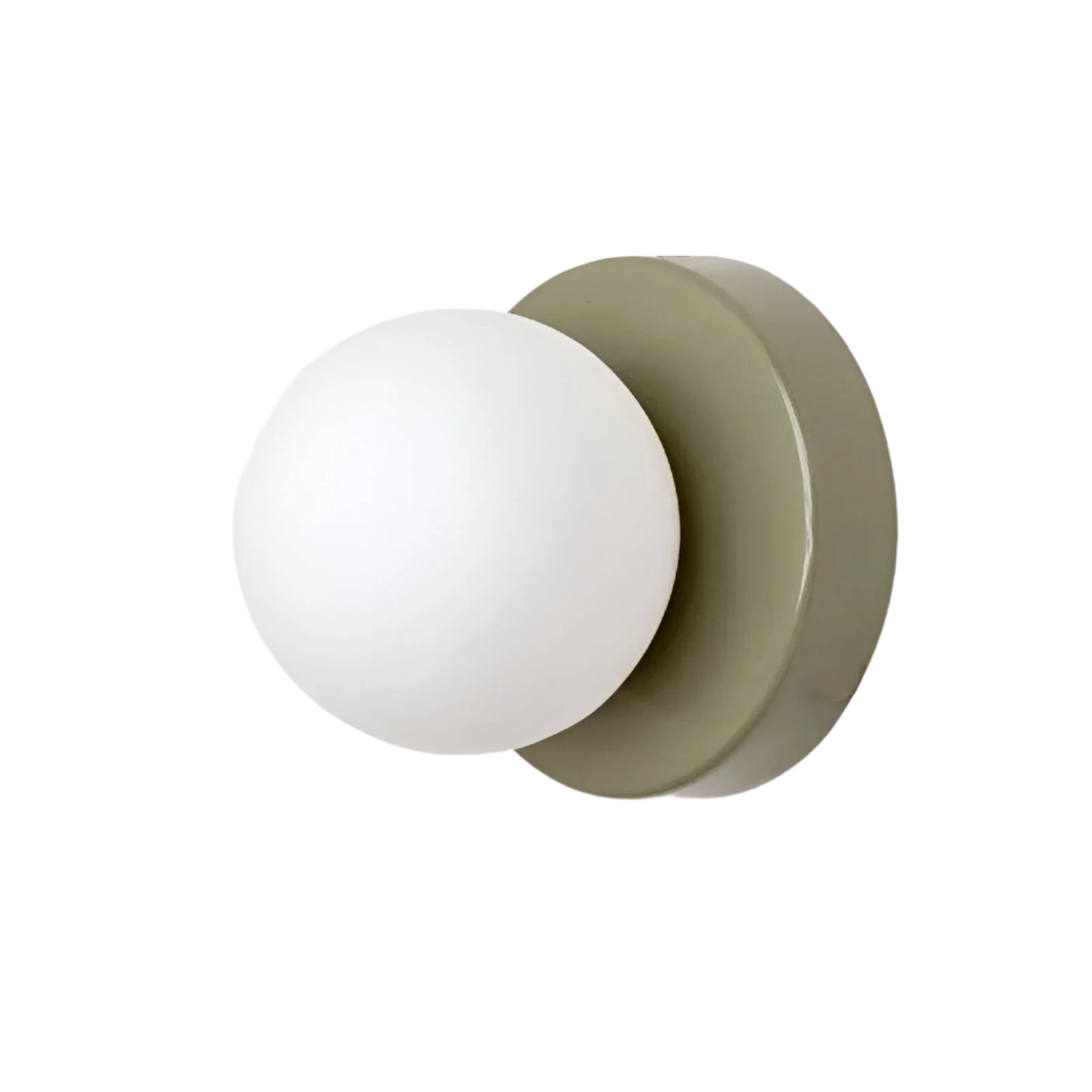 AuriDot: Round Glass Wall Light & Ceiling Light – Minimalist LED Lamp in Scandinavian Design