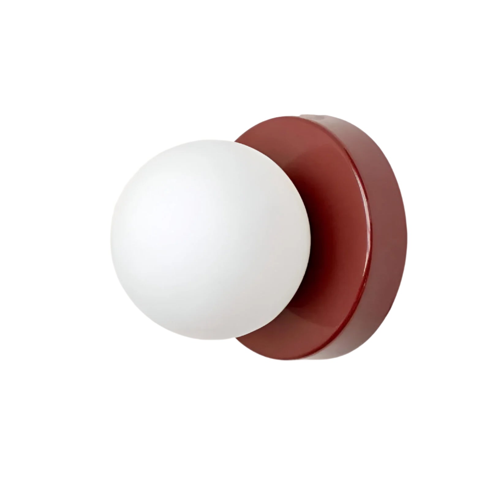 AuriDot: Round Glass Wall Light & Ceiling Light – Minimalist LED Lamp in Scandinavian Design