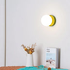 AuriDot: Round Glass Wall Light & Ceiling Light – Minimalist LED Lamp in Scandinavian Design