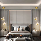 AuriFlair: Butterfly Pendant Light – Elegant Design Light for Living Room & Children's Room