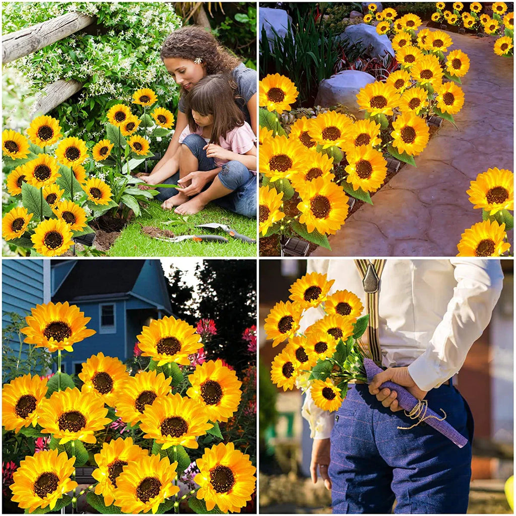 Auriene Solar Garden Path Lights – IP65 LED Garden Lamps (Set of 3)