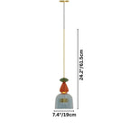 AuroCambell: Elegant Pendant Light LED with Colored Glass Shade – Ideal for Dining Room & Living Area