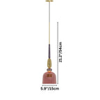 AuroCambell: Elegant Pendant Light LED with Colored Glass Shade – Ideal for Dining Room & Living Area