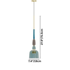 AuroCambell: Elegant Pendant Light LED with Colored Glass Shade – Ideal for Dining Room & Living Area