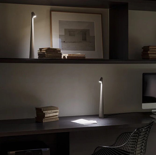 AuroLicht: Wireless Rechargeable LED Table Lamp – Dimmable Battery Light for Indoor & Outdoor