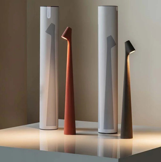 AuroLicht: Wireless Rechargeable LED Table Lamp – Dimmable Battery Light for Indoor & Outdoor