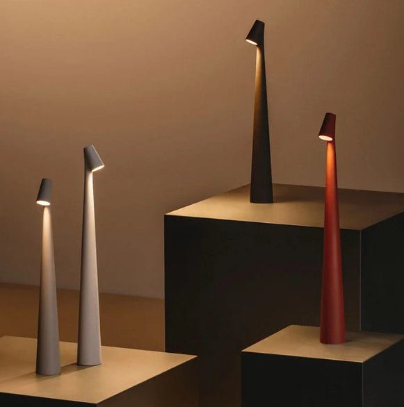 AuroLicht: Wireless Rechargeable LED Table Lamp – Dimmable Battery Light for Indoor & Outdoor