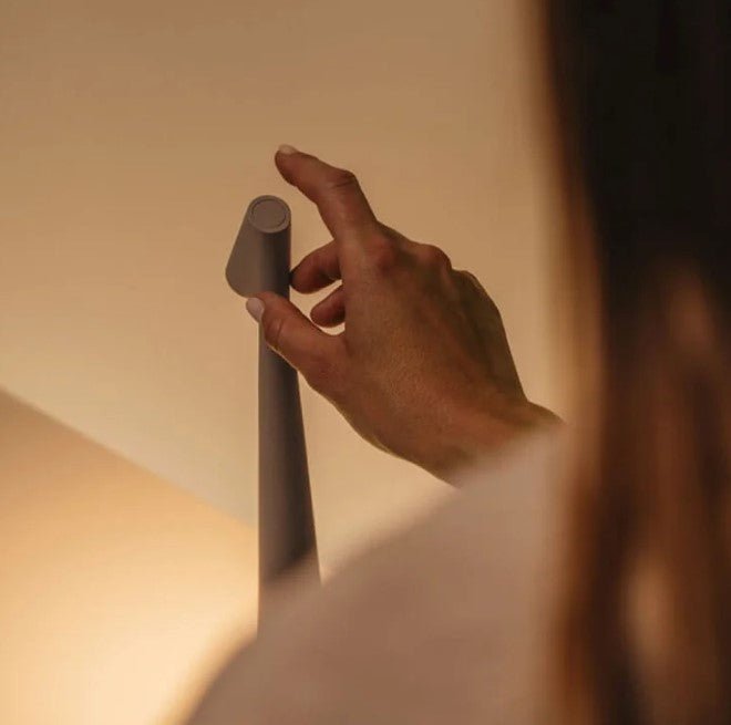 AuroLicht: Wireless Rechargeable LED Table Lamp – Dimmable Battery Light for Indoor & Outdoor