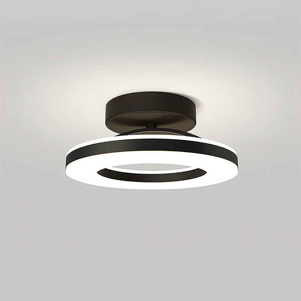 AuroraFlur: Modern Round LED Ceiling Light – Decorative & Durable for Hallway & Bedroom