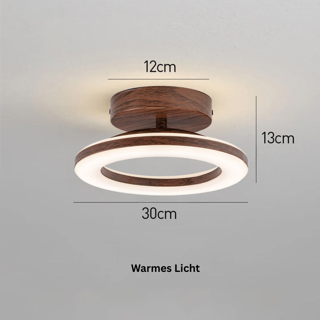 AuroraFlur: Modern Round LED Ceiling Light – Decorative & Durable for Hallway & Bedroom