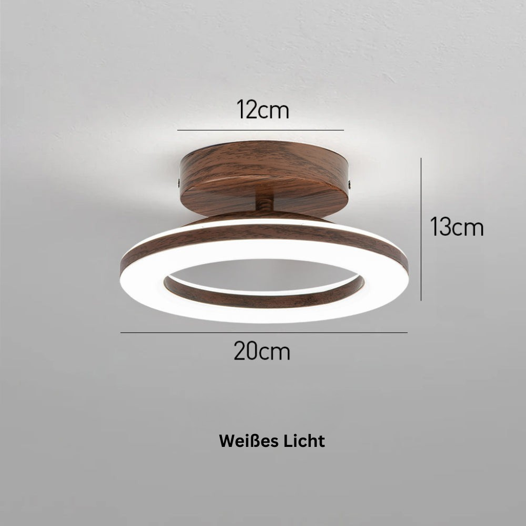 AuroraFlur: Modern Round LED Ceiling Light – Decorative & Durable for Hallway & Bedroom
