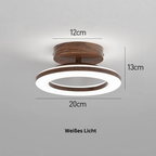 AuroraFlur: Modern Round LED Ceiling Light – Decorative & Durable for Hallway & Bedroom