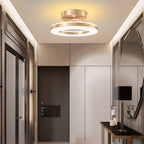 AuroraFlur: Modern Round LED Ceiling Light – Decorative & Durable for Hallway & Bedroom