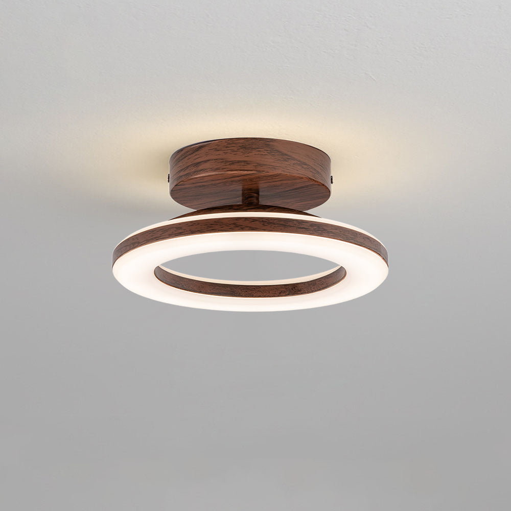 AuroraFlur: Modern Round LED Ceiling Light – Decorative & Durable for Hallway & Bedroom