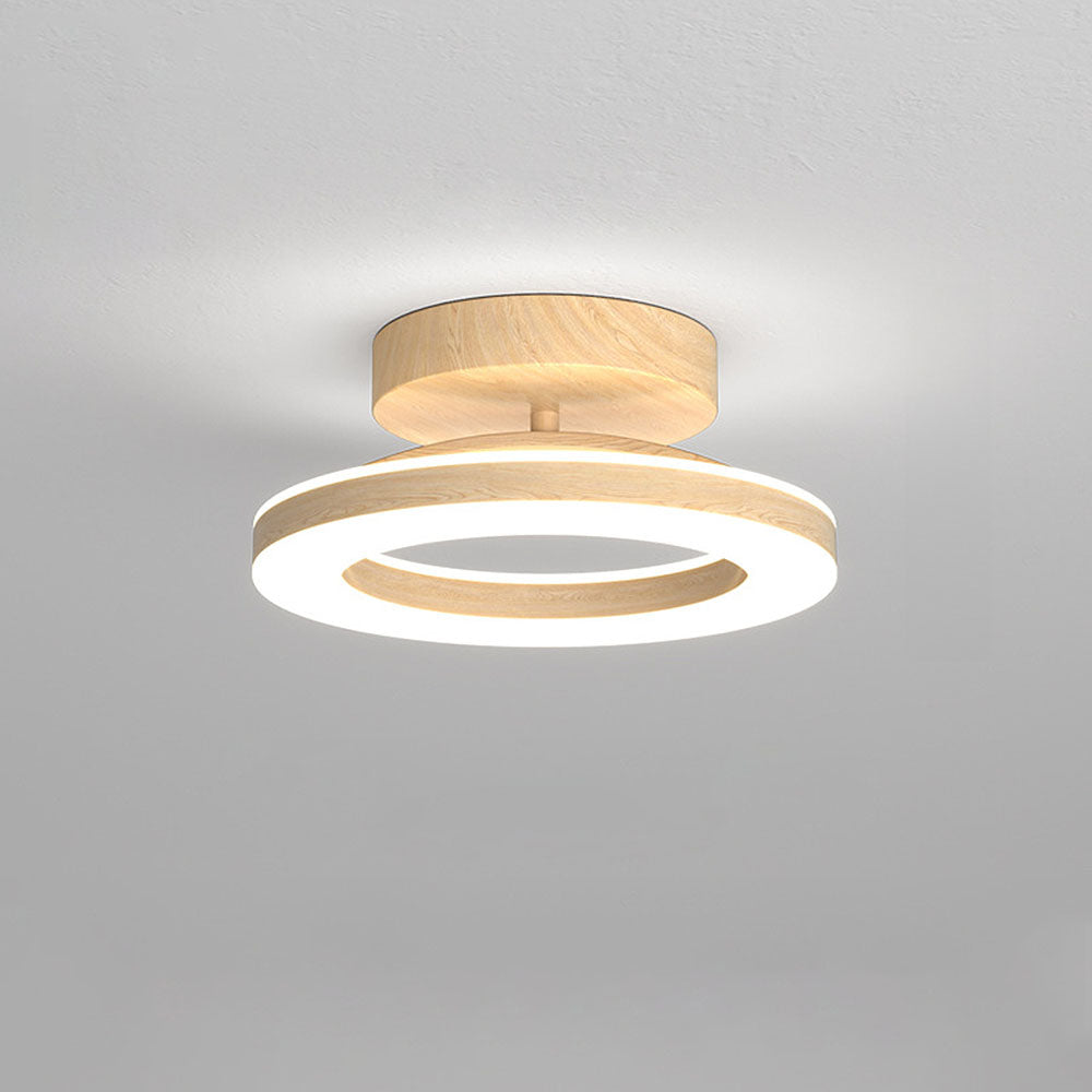 AuroraFlur: Modern Round LED Ceiling Light – Decorative & Durable for Hallway & Bedroom
