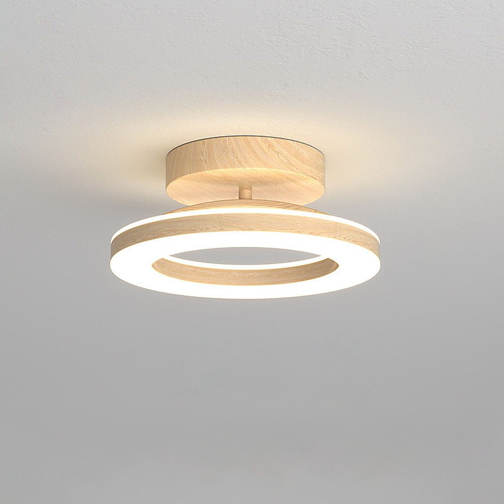 AuroraFlur: Modern Round LED Ceiling Light – Decorative & Durable for Hallway & Bedroom