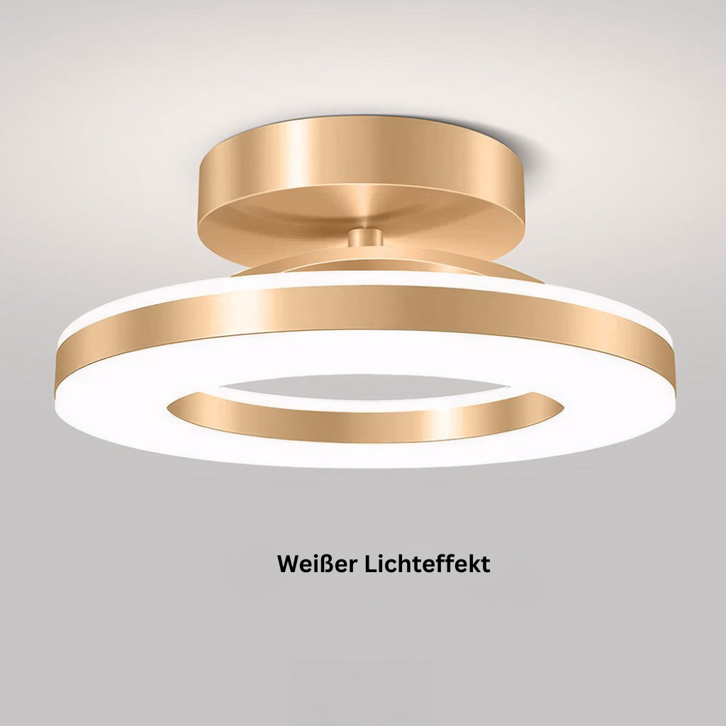 AuroraFlur: Modern Round LED Ceiling Light – Decorative & Durable for Hallway & Bedroom