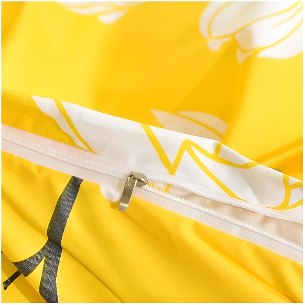 AuroraGelb: Luxury Duvet Cover Set – Soft, Easy-Care & Modern with Elegant Solid Color for Home