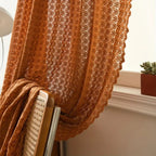 AuroraHäkel: Boho Curtains with Crochet Pattern – Stylish & Decorative for Bedrooms & Living Rooms