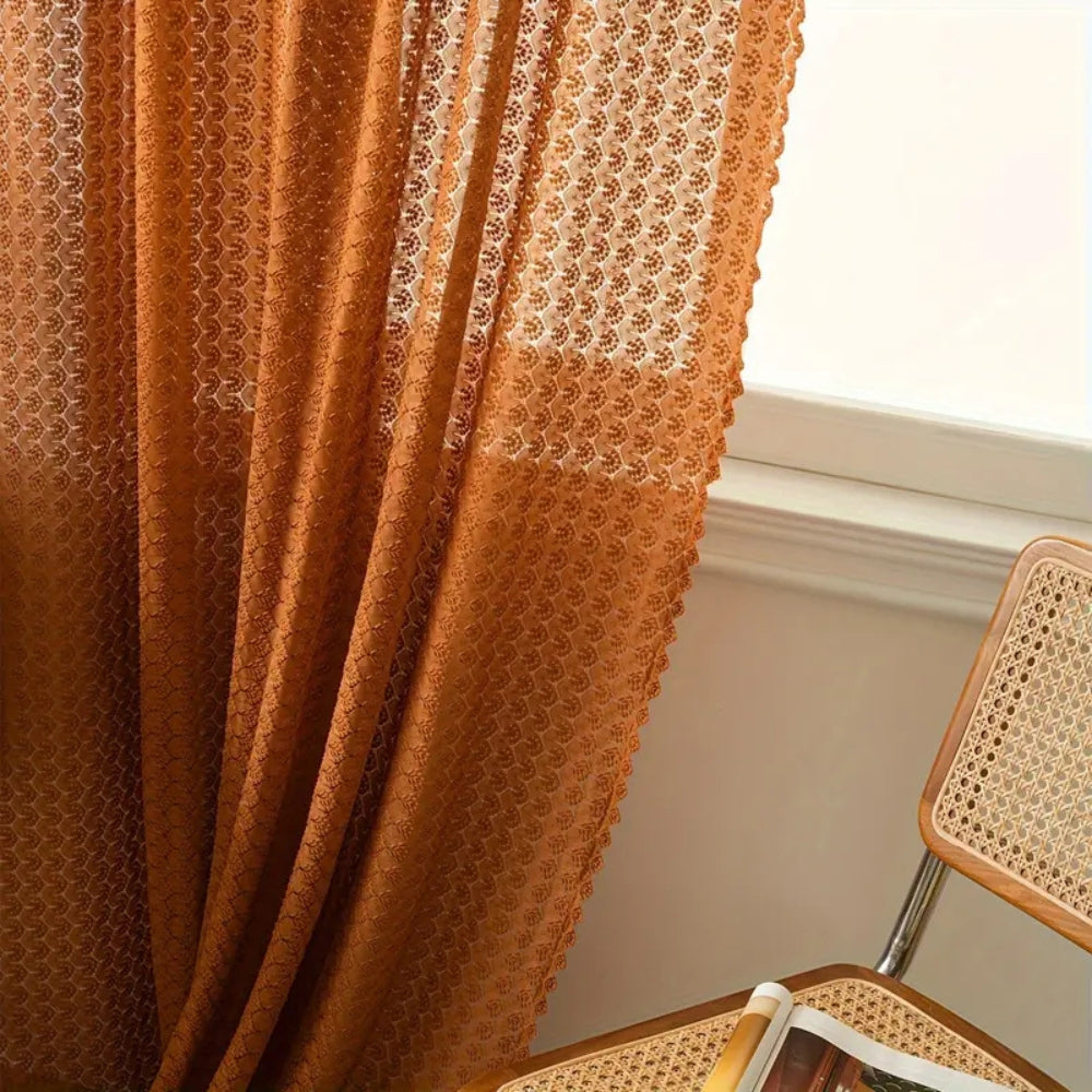 AuroraHäkel: Boho Curtains with Crochet Pattern – Stylish & Decorative for Bedrooms & Living Rooms