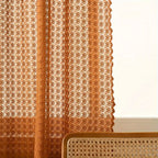 AuroraHäkel: Boho Curtains with Crochet Pattern – Stylish & Decorative for Bedrooms & Living Rooms