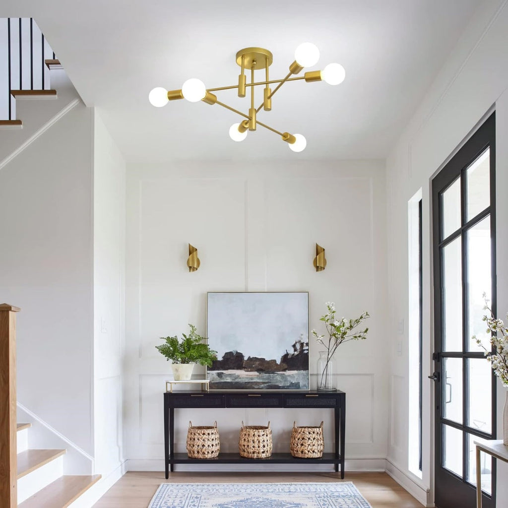 AuroraNord: Scandinavian Ceiling Light LED Black – Elegant & Bright for Dining Rooms & Living Rooms