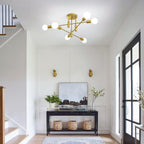 AuroraNord: Scandinavian Ceiling Light LED Black – Elegant & Bright for Dining Rooms & Living Rooms