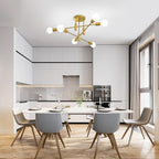 AuroraNord: Scandinavian Ceiling Light LED Black – Elegant & Bright for Dining Rooms & Living Rooms