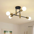 AuroraNord: Scandinavian Ceiling Light LED Black – Elegant & Bright for Dining Rooms & Living Rooms