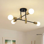 AuroraNord: Scandinavian Ceiling Light LED Black – Elegant & Bright for Dining Rooms & Living Rooms