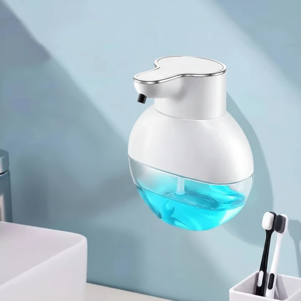 Automatic Foam Soap Dispenser, Touchless Sensor, Wall Mount or Countertop
