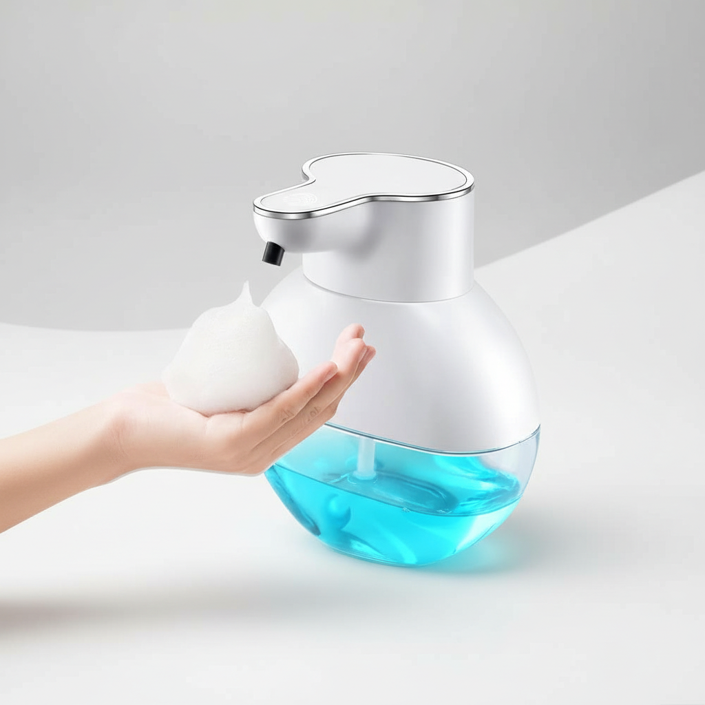 Automatic Foam Soap Dispenser, Touchless Sensor, Wall Mount or Countertop