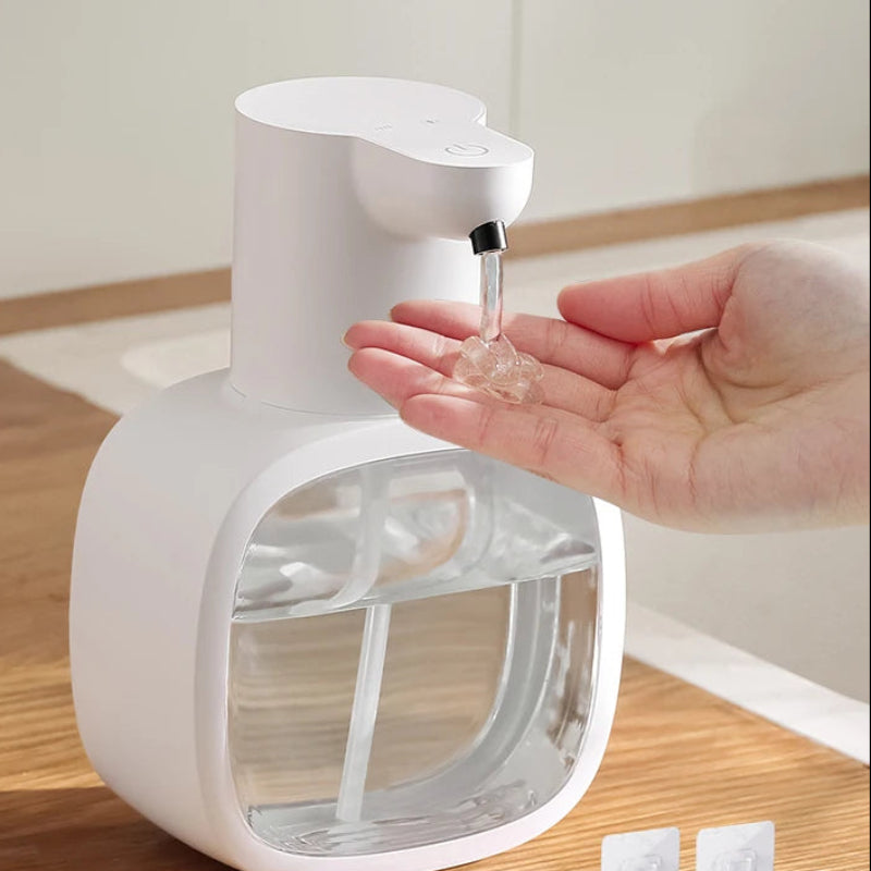 Automatic Foam Soap Dispenser, Wall Mounted, Touchless Infrared Sensor, 500ml Capacity, Rechargeable - Hygienic Hand Soap Dispenser