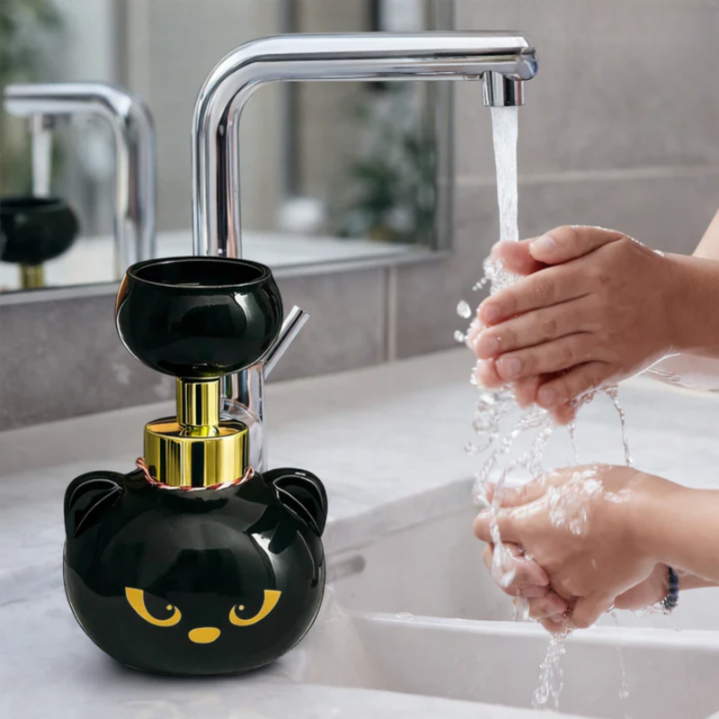 Automatic Foaming Soap Dispenser Infrared Sensor Bear Design Refillable