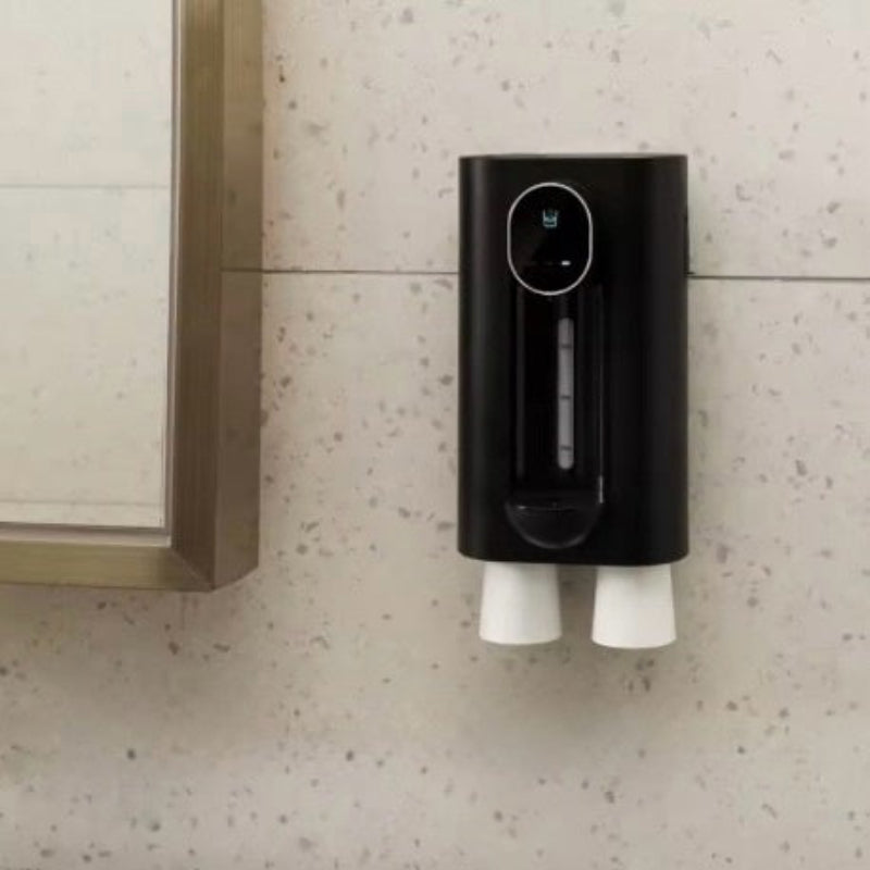Automatic Mouthwash Dispenser Wall Mounted Touchless Plastic Bathroom Accessory