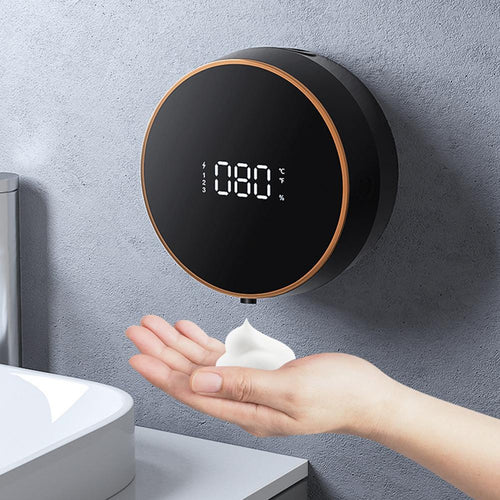 Automatic Foam Soap Dispenser Wall Mounted Rechargeable Battery IPX5 Waterproof