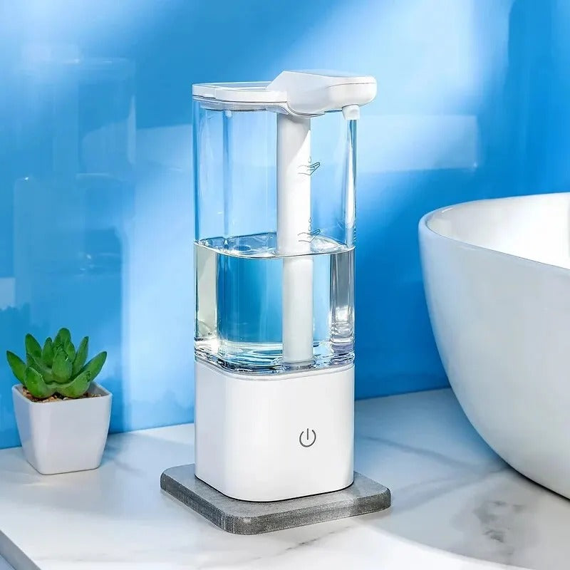 Touchless Soap Dispenser 550ml Refillable Reservoir USB Rechargeable
