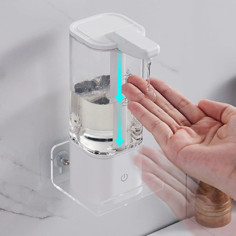 Liquid Soap Dispenser, Touchless Sensor, 550ml Capacity, USB Rechargeable