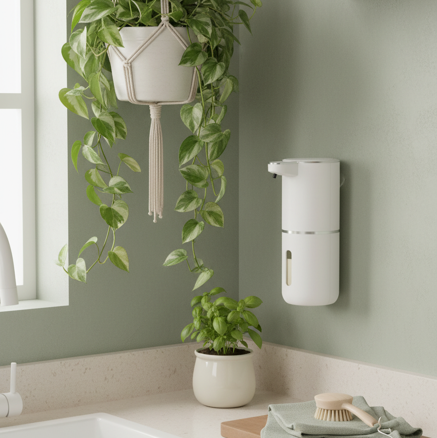 Automatic Soap Dispenser Touchless Sensor USB Rechargeable