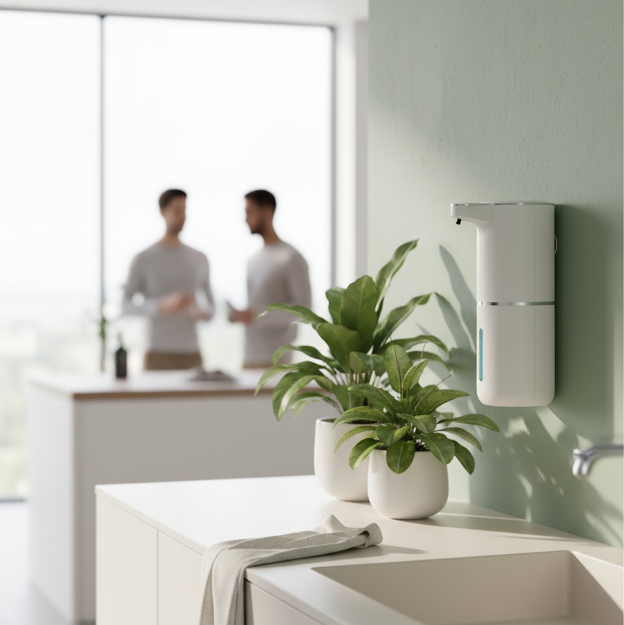 Automatic Soap Dispenser Touchless Sensor USB Rechargeable