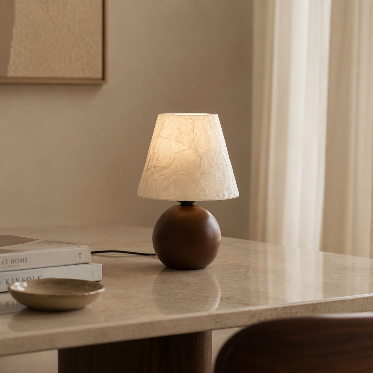 Avery Capiz Shell Accent Table Lamp