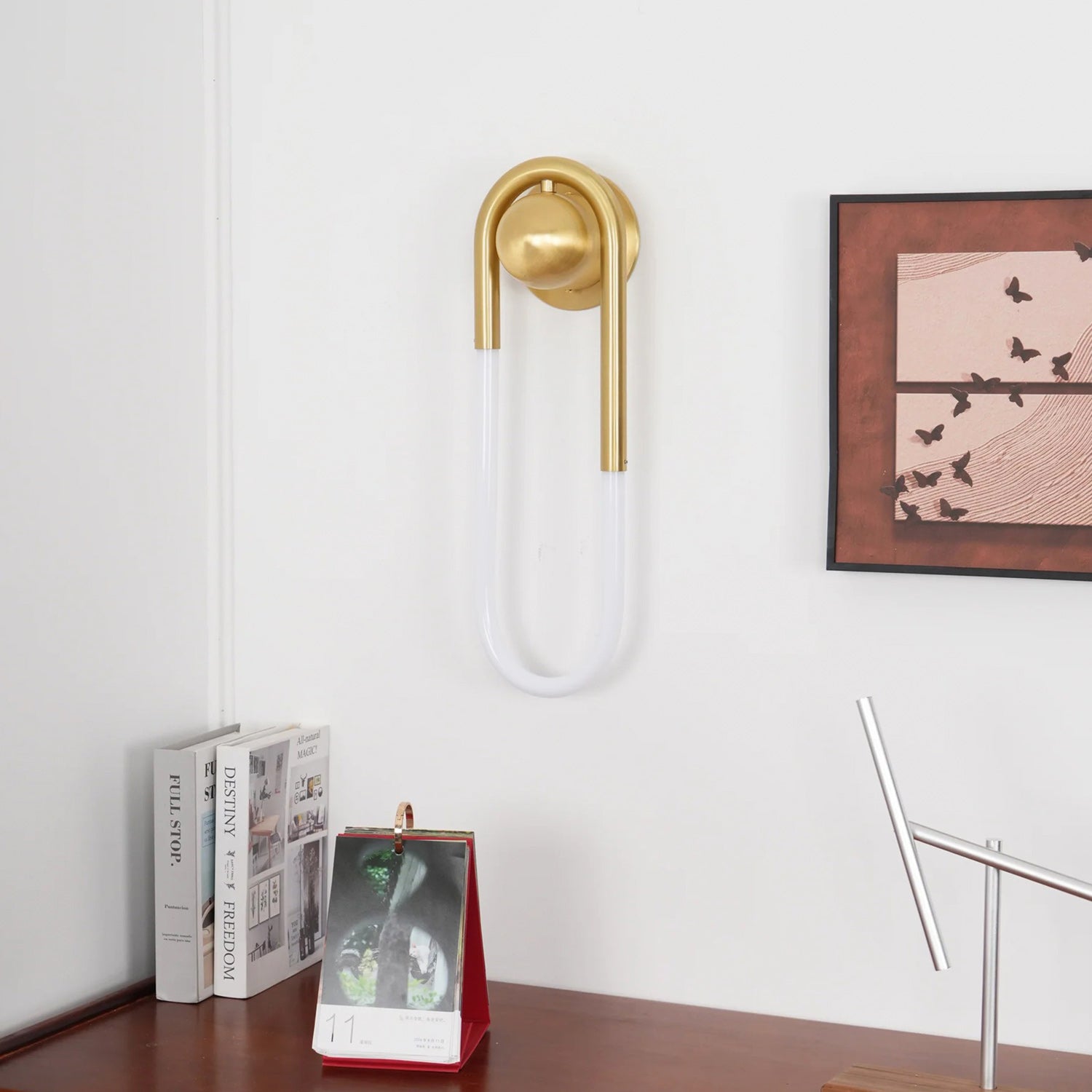 Axis LED Loop Wall Sconce