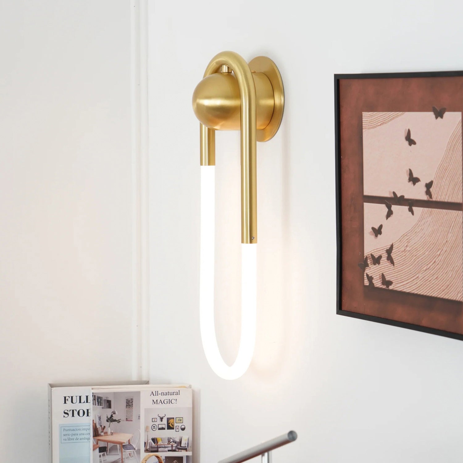 Axis LED Loop Wall Sconce